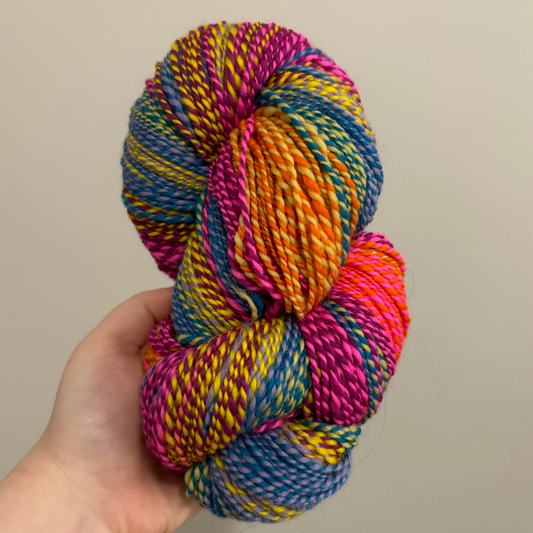 rainbow road handspun